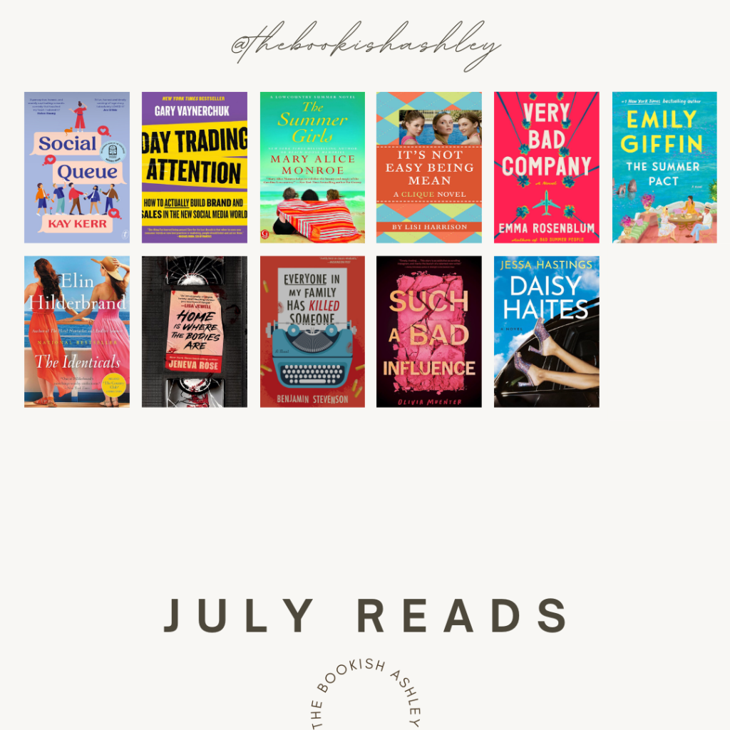 Everything I Read July&nbsp;2024