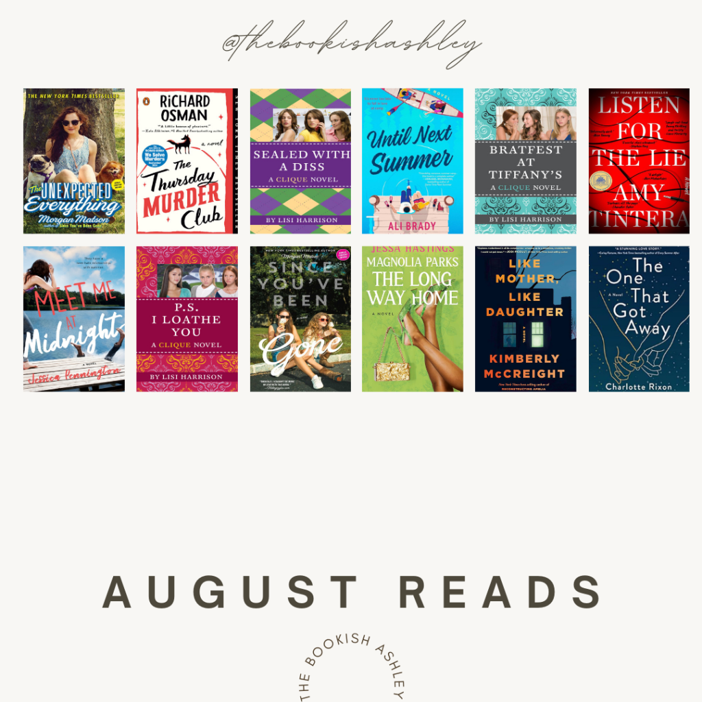 August Reading Wrap&nbsp;Up