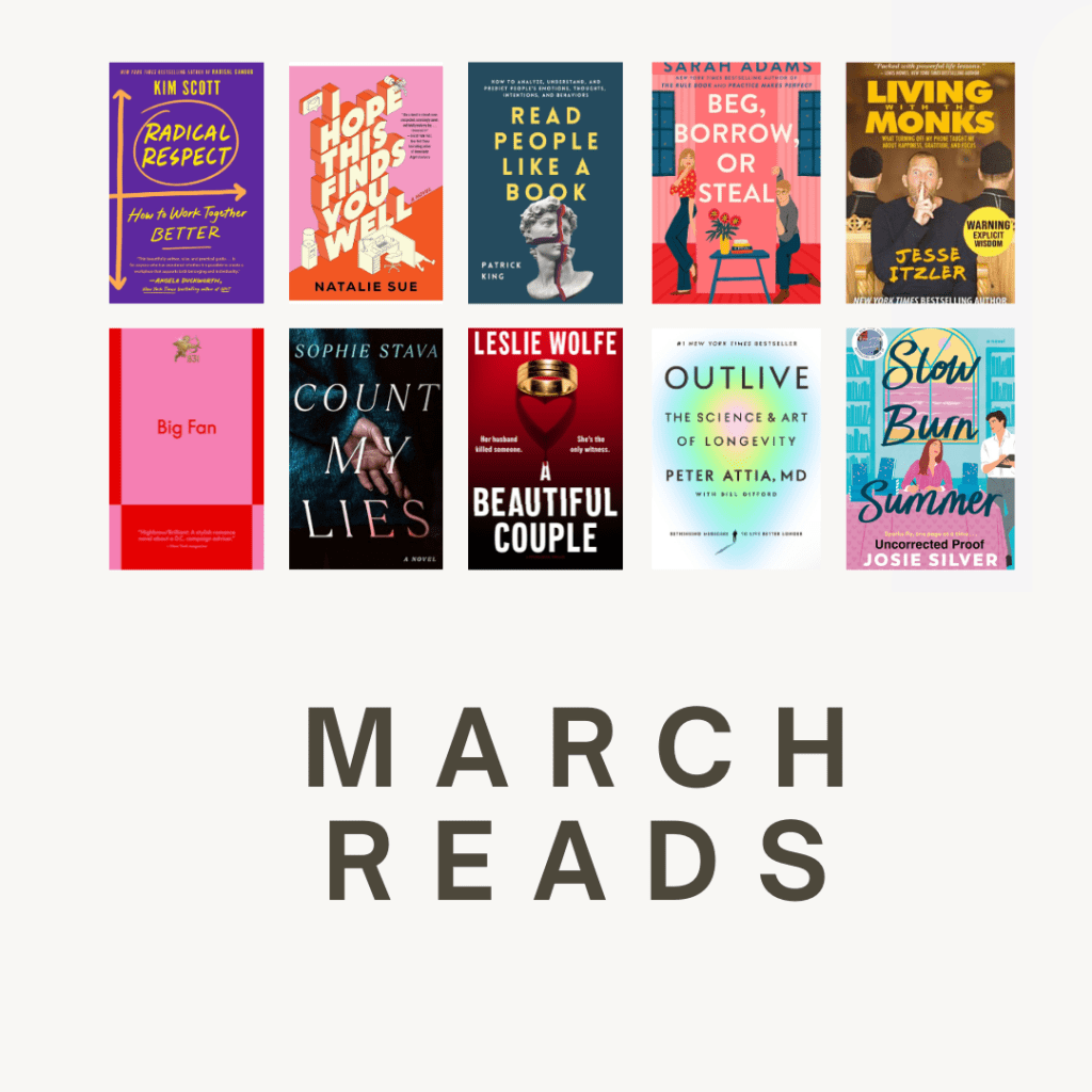 March Reads: A Month of Suspense, Self-Improvement, and Slow-Burn&nbsp;Romance